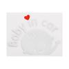 New Laser Waterproof 3D Cartoon Auto Decal Window Car Stickers Auto-styling Windshield Baby In Car