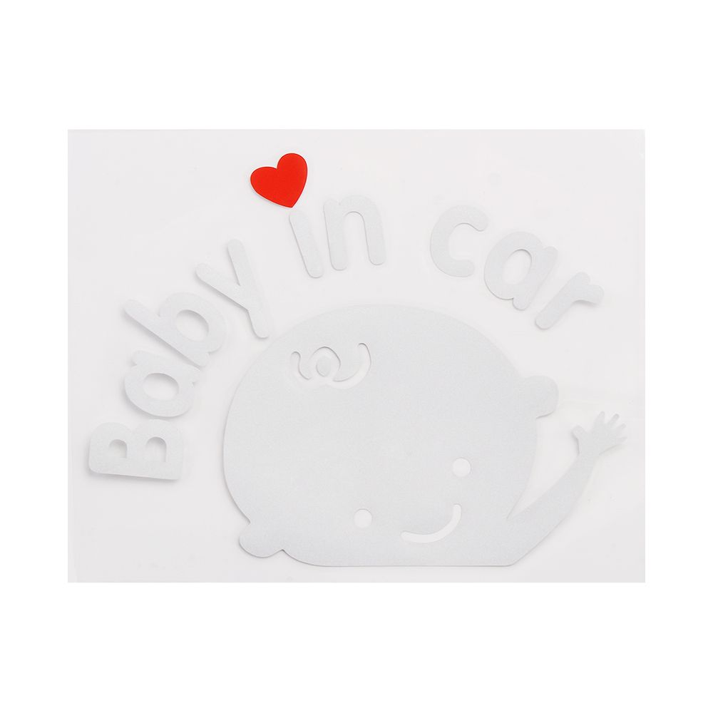 New Laser Waterproof 3D Cartoon Auto Decal Window Car Stickers Auto-styling Windshield Baby In Car