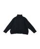 antiqua Boucle High Neck Knit One Size Black Women's Top, PN-00524, 05,