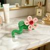 Women Hair Claw Bowknot Flower Shape Anti-slip Teeth Hair Clip Large