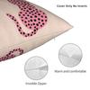 Pastel Pink Black Leopard Pair Pillow Case Soft Pillow Cover For Sofa Couch Bed Living Room Retro Trendy Pillowcases