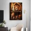 Citazioni Motivazionali Conquista Focus Pittura su Tela Leone Tigre Leopardo Animali Feroci Poster Stampa Muro Soggiorno Decorazioni per la Casa