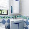 Art Mural Self Adhesive Waist Line Waterproof Skirting Line Wall Sticker Bathroom