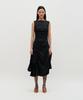 Kimjisu Dozi - Sleeveless Pinched Long Dress _ Black