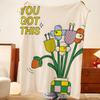 Artist S-Sam T-Twardy Throw Flannel Throw Blanket, Lightweight Cozy, Durable Washable Cute Cool