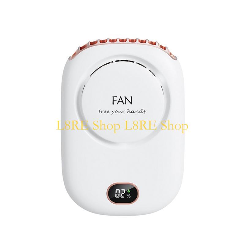 L8RE Air Cooler Mini USB Rechargeable Fan 2000mAh Battery Portable Power Display