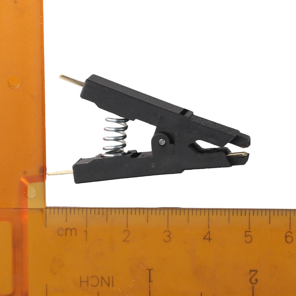 2 Set 8 Pin Test Clamp SOP8 to DIP8 Data Synchronization Cables Durable Adapter Board