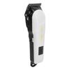 Electric Hair Clipper USB Rechargeable Curved Hair Grooming Trimmer with 4 Guide Combs