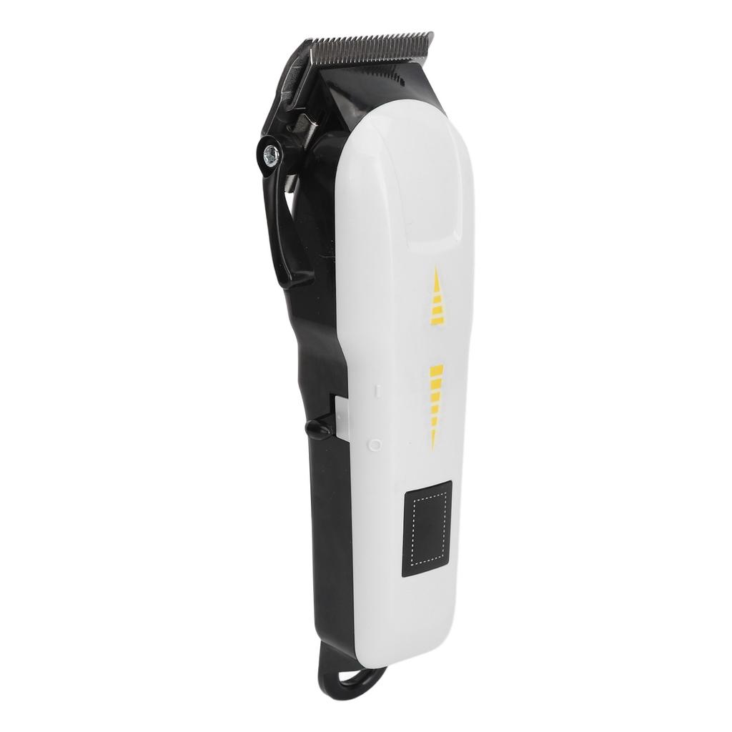 Electric Hair Clipper USB Rechargeable Curved Hair Grooming Trimmer with 4 Guide Combs