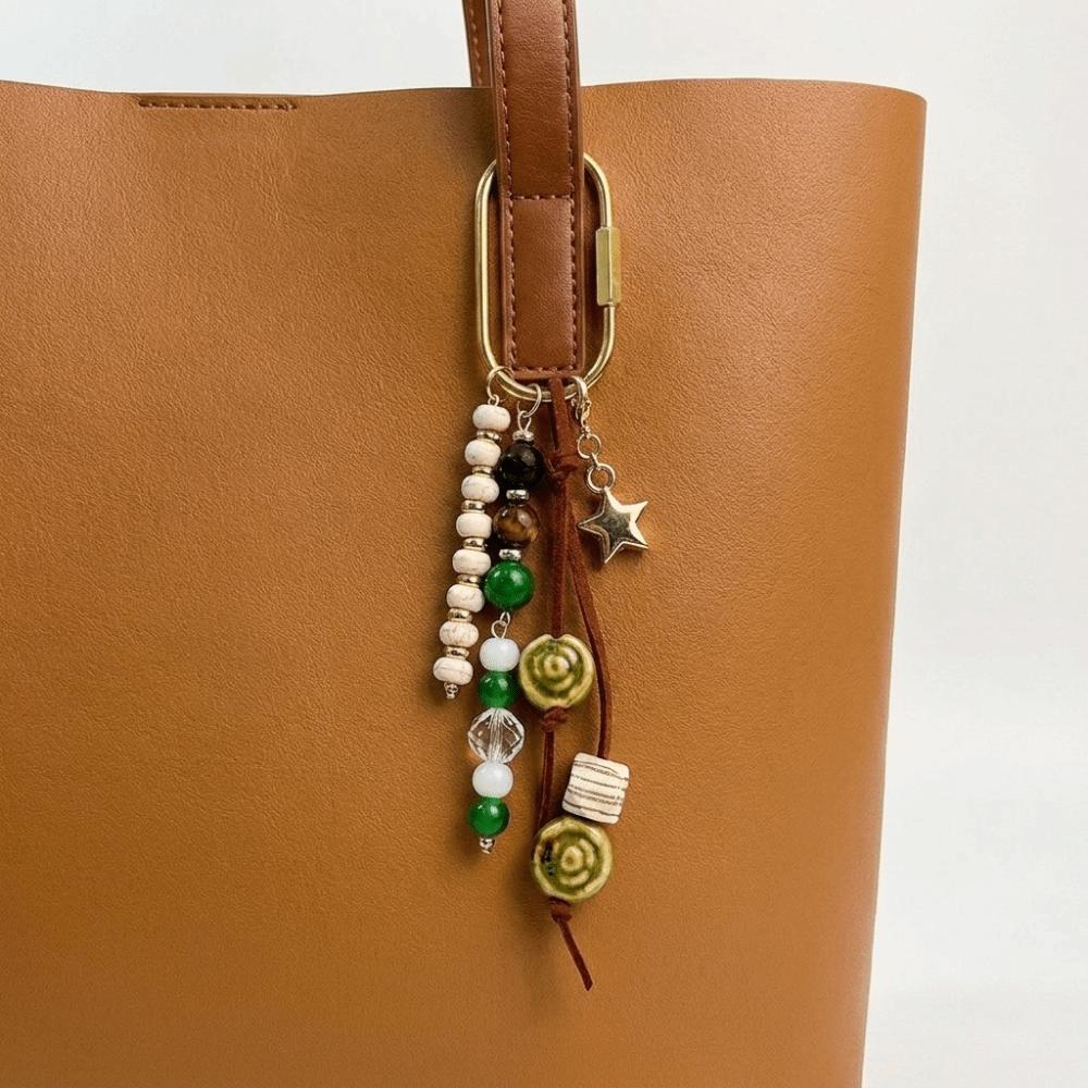 DIY Bag Pendant Conch Heart Key Ring Creative Bag Charm Men