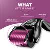 Sotrue Derma Roller 0.5mm with Sanitizer | Derma Roller for Hair Growth & Thickening, Reduces Acne Scars (Black)