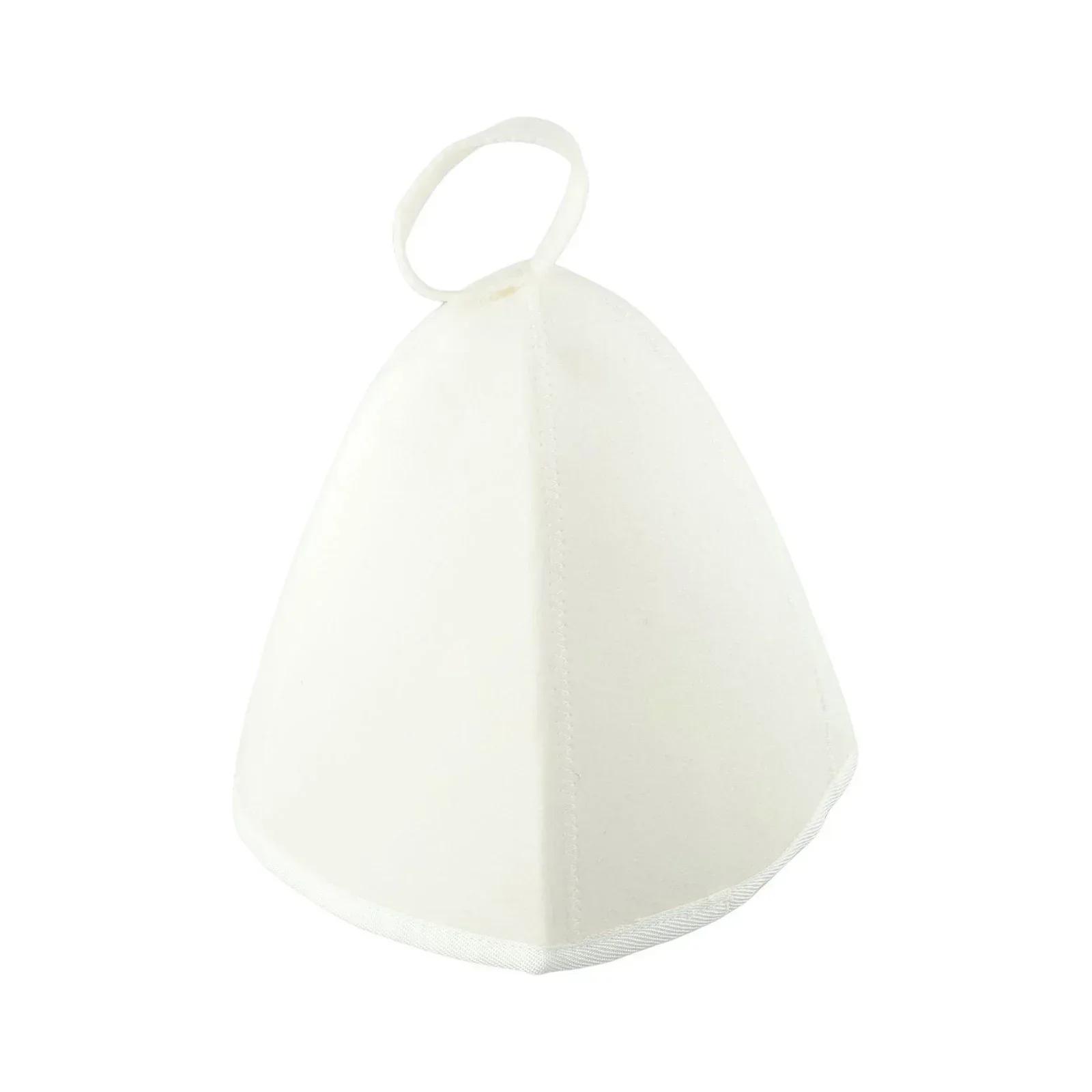 

1 шт. Шапка для сауны из войлока согревает, защищает волосы в бане и кожу головы от перегрева, аксессуары для спа-сауны, шапочка для ванной