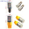 1156 7440 T20 3030 35smd Bulb Canbus W21W LED Lamp Car Turn Signal Ligh For Car Turn Signal Light Amber White