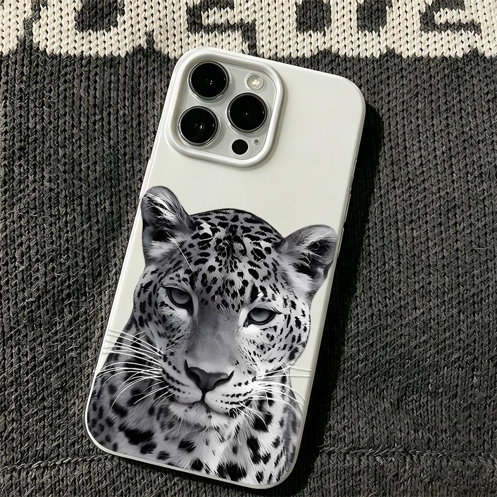 Cheetah Phone Case For Iphone 16 Pro Max 17 15 14 Plus 13 12 11 17Air Phone Cover Smooth Funda Coque