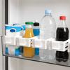 2PCS Plastic Retractable Fridge Storage Box Adjustable Space Saving Fridge Storage Container Hanging Partition Grid Clip