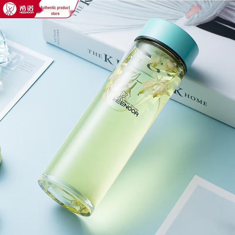 Xinuo Portable Single-Layer Glass Tea Cup