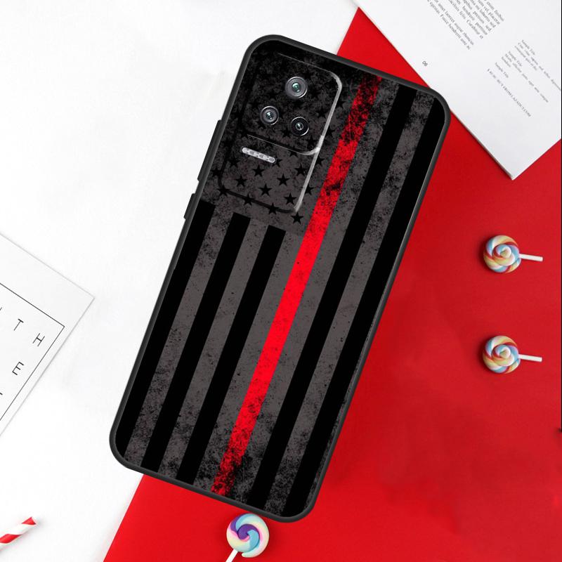 Firefighter Fire Fireman Cover For Xiaomi 14 Ultra 15 13 11T 12T 13T 14T Pro POCO X7 Pro X3 X5 X6 M6 F5 F6 Pro Case
