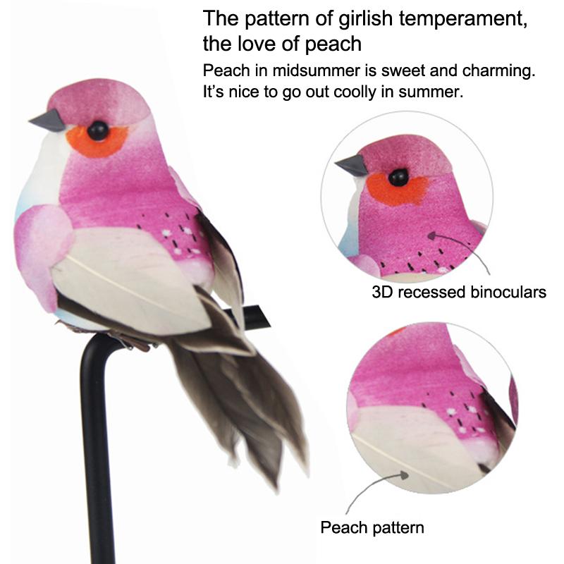 1 Piece Of Realistic Feathered Bird, Colorful Foam Bird, For Garden And Landscape Decoration, Craftwork.