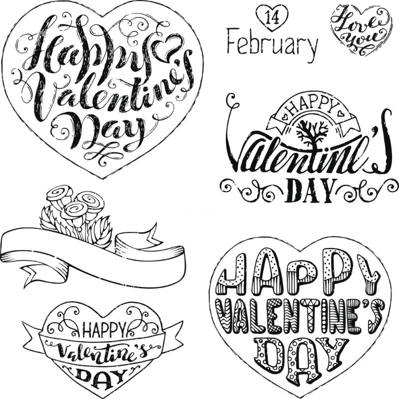 

Heart Clear Silicone Stamp DIY Valentines Day Card Scrapbooking Paper Craft Rubber Stamp Handmade Journaling Supplies