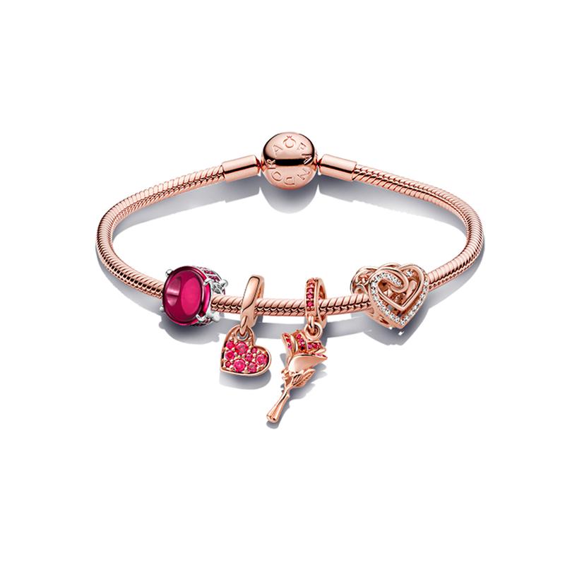 Pandora Brand design 925 silver glass