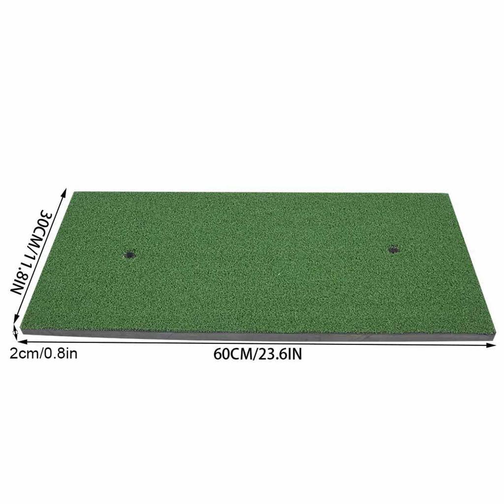 Portable Golf Mat Grass Pad Skill Tool Training Practicing 60*30cm