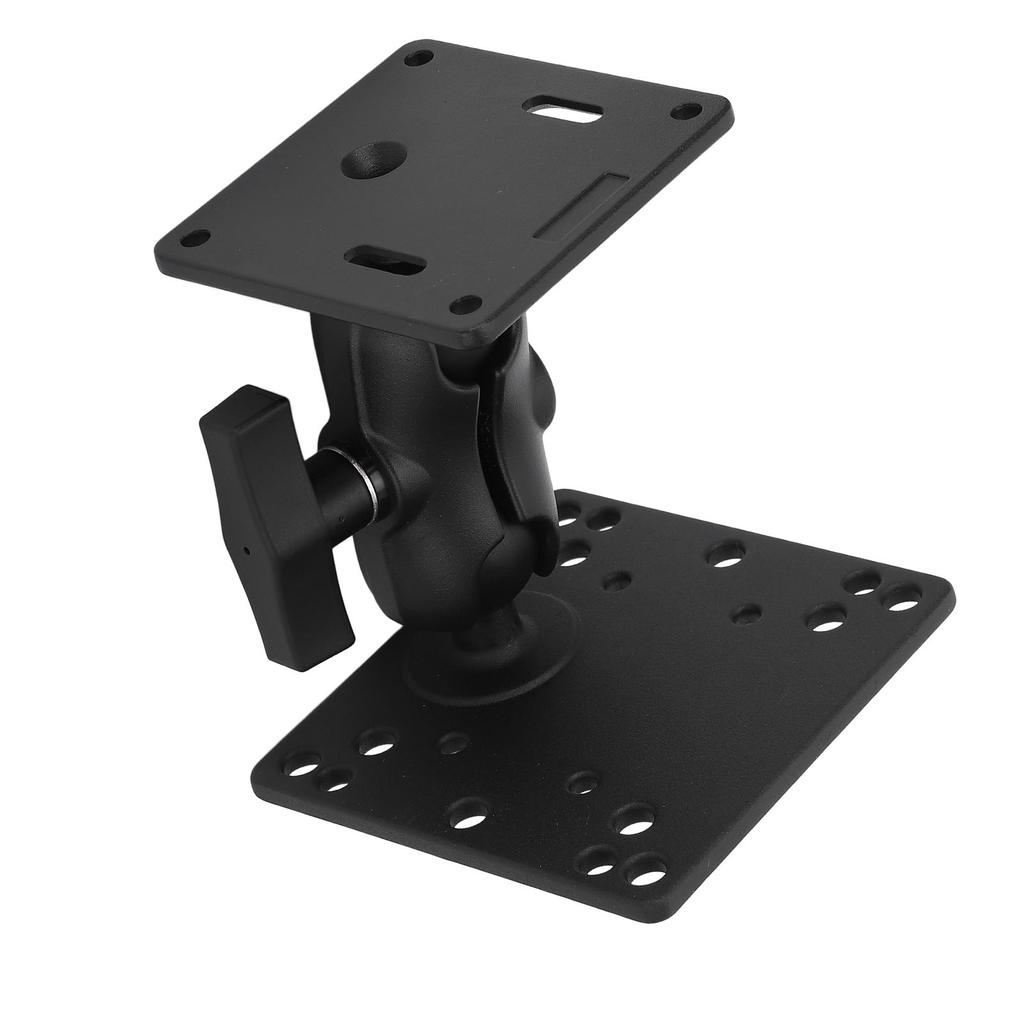 Double Socket Arm Anti Theft Aluminum Alloy with 1.5inch C Size Ball Adapter Double Ball Mount for Phone Tablet Fish Finder Truck