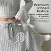 Women'S Simple Casual Fashion Suit Spring/Summer New Versatile Commuting Knit Two-Piece Set
