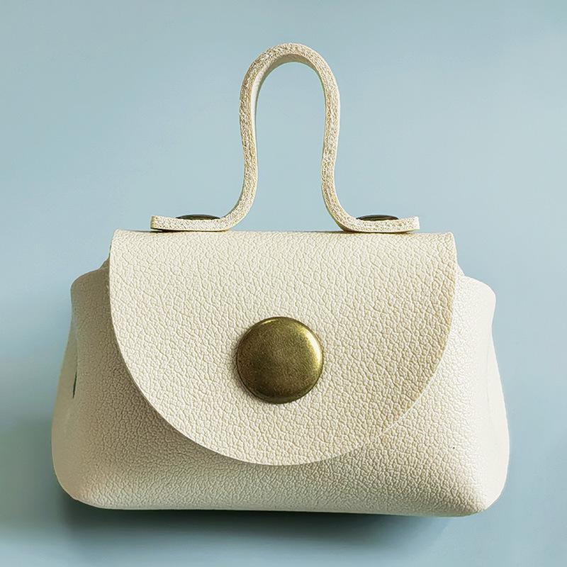 

Шикарный кожаный мини-кошелек и кулон-подвеска для ожерелья, чехол для наушников