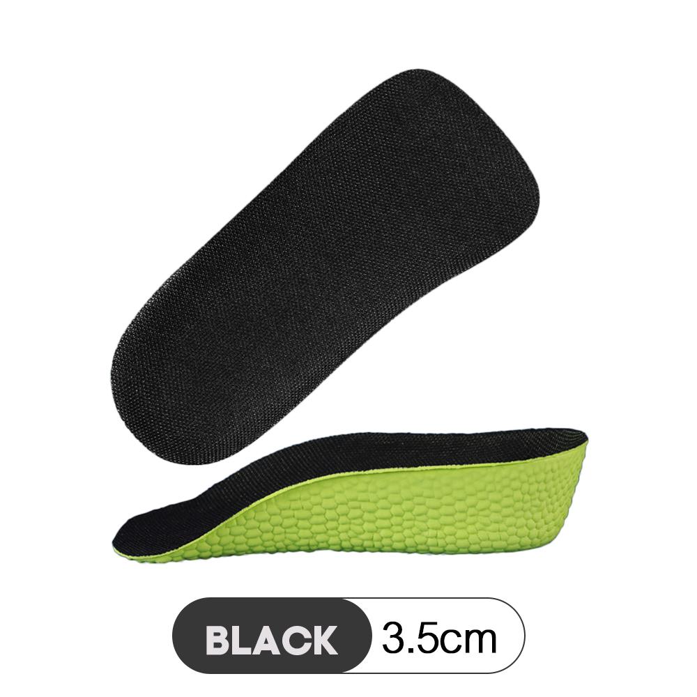 1.5-3.5CM Invisible Height Increasing Insole Orthopedic Arch Support Insole Soft Elastic Light Weight for Men Women Shoes Pads