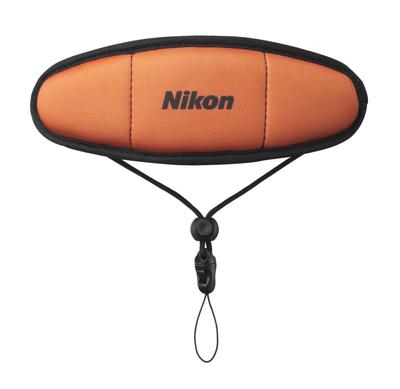Nikon Schwimmfähiges Trageband für Kompaktkameras Simple FTST1OR, Orange,