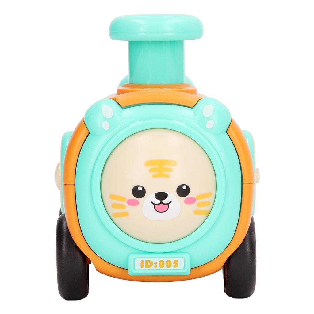 Press Pull Back Car Cartoon Pull Back Vehicle Train Toy with Whistle for Children Boys Toddlers