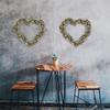 1PC Wood Wreath Boards Party Square Christmas Triangular Wedding Circle Home Decor Multiple Options Available
