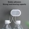 Mop Storage Rack Wall-mounted No Drilling Hook Anti-Slip Multifunctional Cleaning Tool Organizer Hanging Drain Mold-Free Home Use