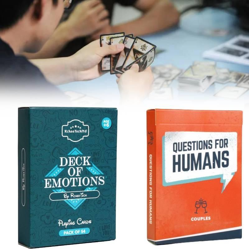 Deck Of Emotions Fragen Für Menschen Perverses Kartenspiel Für Lustige Zusammenkünfte