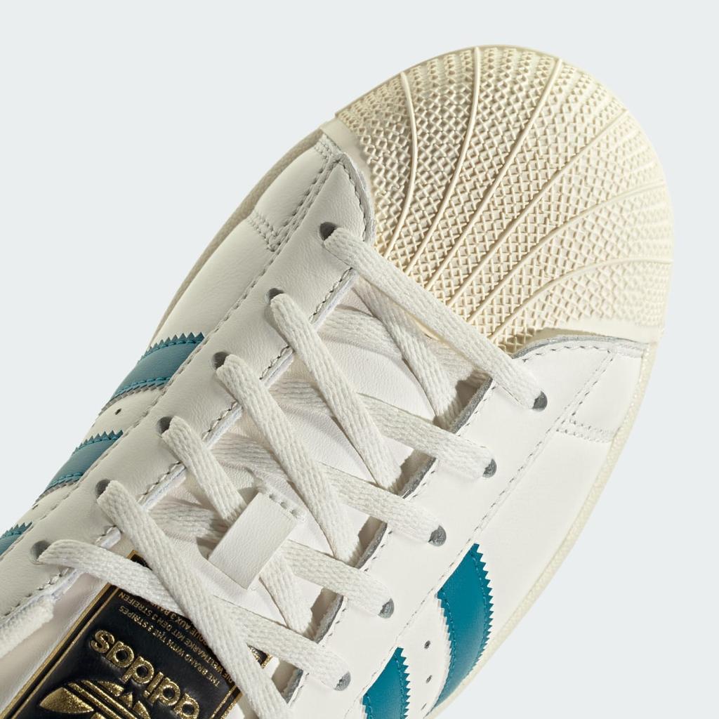 adidas SUPERSTAR II FOR BEAUTY YOUTH KJ5992 Unisex Originals Sneakers Cloud White / Active Teal / Cream White