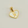 High-Quality Stainless Steel Heart Letter Pendant Necklace - Trendy Ins Style Clavicle Chain