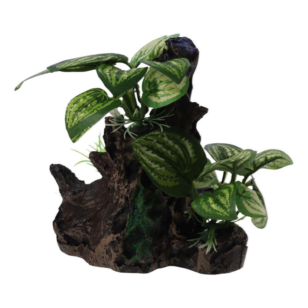 Big Sunken Wood Cave Decorations Resin Hide Toy Climbing Hideout House  Fish Tank