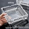 Miaojiayi Square Glass Ashtray Set