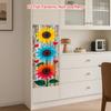 84Style Fridge Stickers Refrigerator Cover Door Landscape Plant Sea Vinyl Self Adhesive Kitchen Furniture Decor Wrap Freezer Sticker DIY
