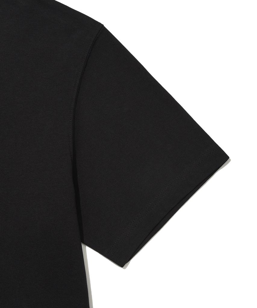WACKY WILLY Flower Kiki Short Sleeve T-Shirt Black