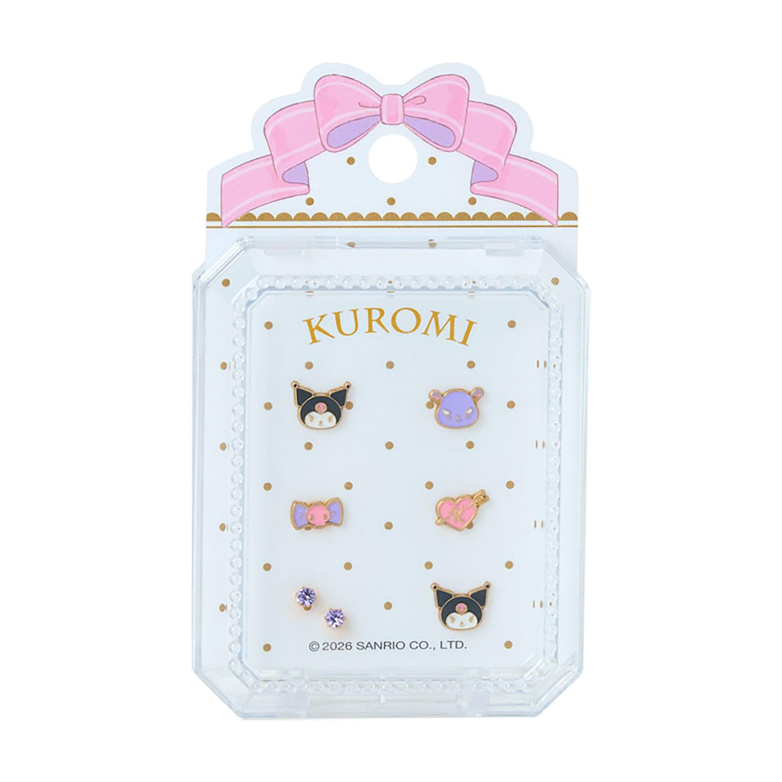 Sanrio Kuromi Pierced Earring Set 7 Pieces 923427