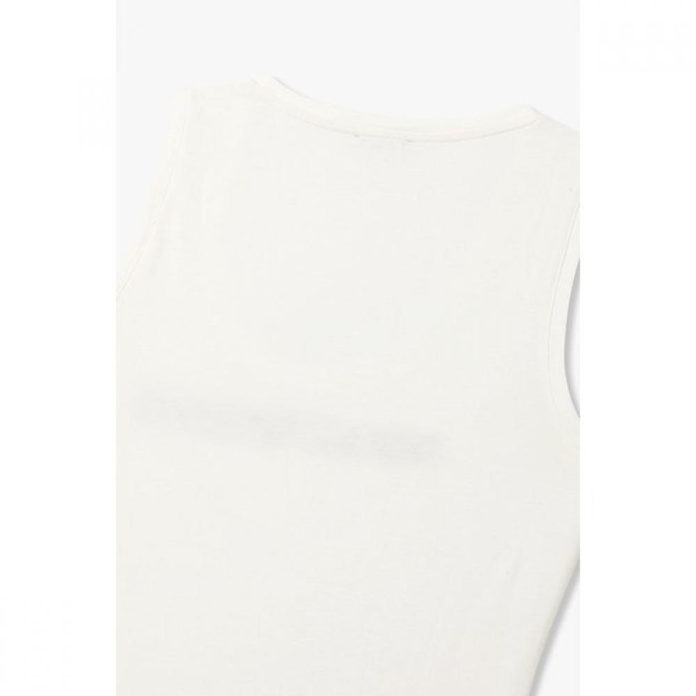 Emporio Armani Women S Colorblock Embroidery Logo Cotton Tank Top 0825313502