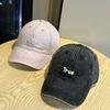 New simple and old letter embroidered baseball cap women's spring and summer soft top commuter cap daily versatile hat tide