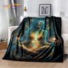 3D Yoga Zen Naturalize Meditation Rainbow 7 Chakra Blanket,Flannel Throw Blanket for Home Bedroom Bed Sofa Picnic Office Hiking