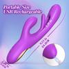 Flapping Vibrator Dildo for Women G Spot Rabbit Vibrator  Waterproof Clitoralis Vibrator for Clit Nipple Anal Stimulation Rechargeable Adult Sex Toys