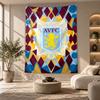 Decorative Tapestry,Aston Villa Football Printed Wall Art, Lightweight Wall Hanging For Bedroom Background