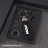 Car Keychain Key Ring Men Women Suede Leather Luxury Keyring For BMW M Power Performance M3 M5 X1 X3 X5 X6 E46 E39 E36 E60 E90 fsbm73