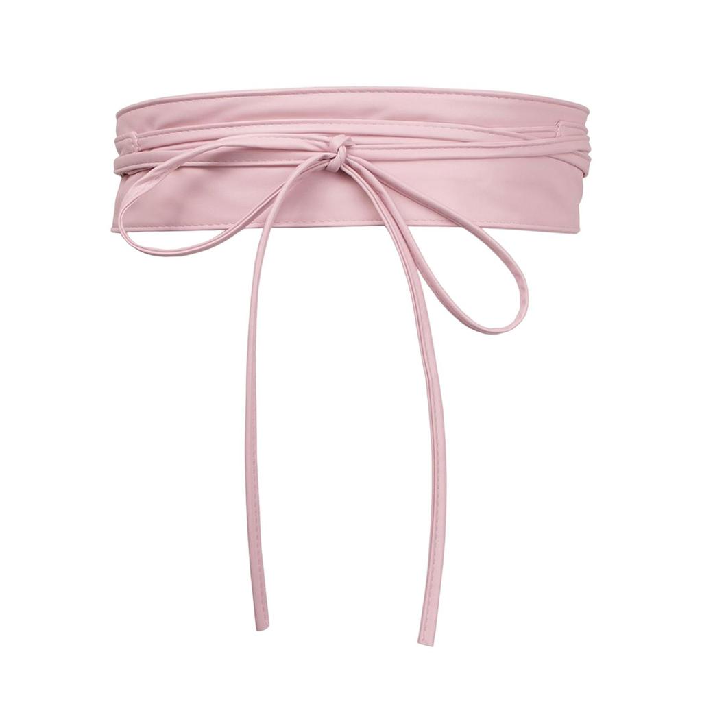 Elegant Wide Waist Belt PU Leather Durable Portable for Ladies Coat Sundress