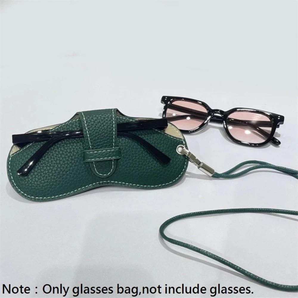 Eyewear Protector Case Glasses Storage Bag Hanging Neck Sunglasses Eyeglass Bag  Female