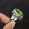 Facettierter Peridot Ring Handgefertigter Eleganter Schmuck 925 Sterlingsilber Ring Einzigartiger Vintage Ring Brandneuer Edelsteinschmuck Alle Größen verfügbar